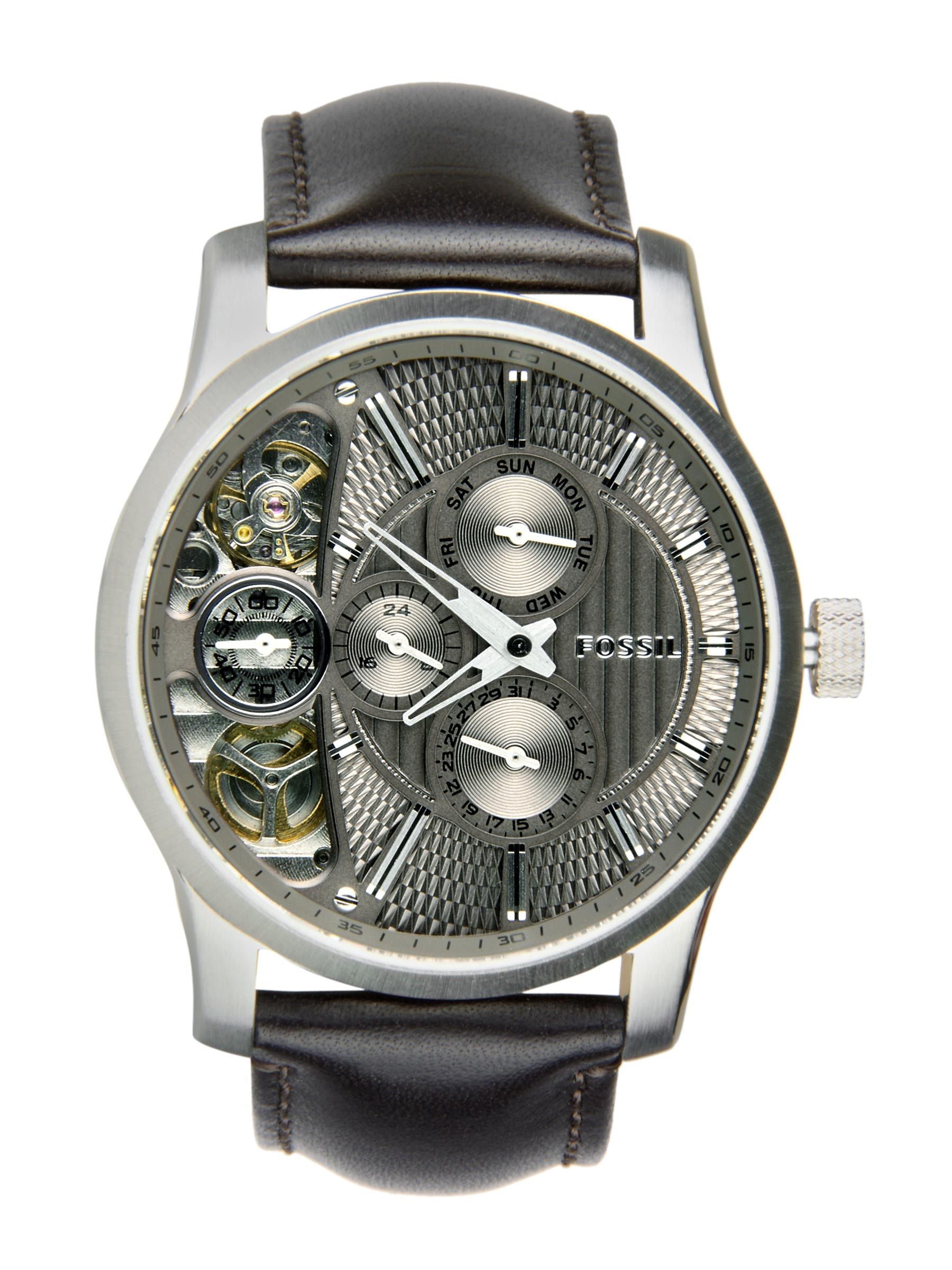 Fossil Men Grey Dial Watch ME1098