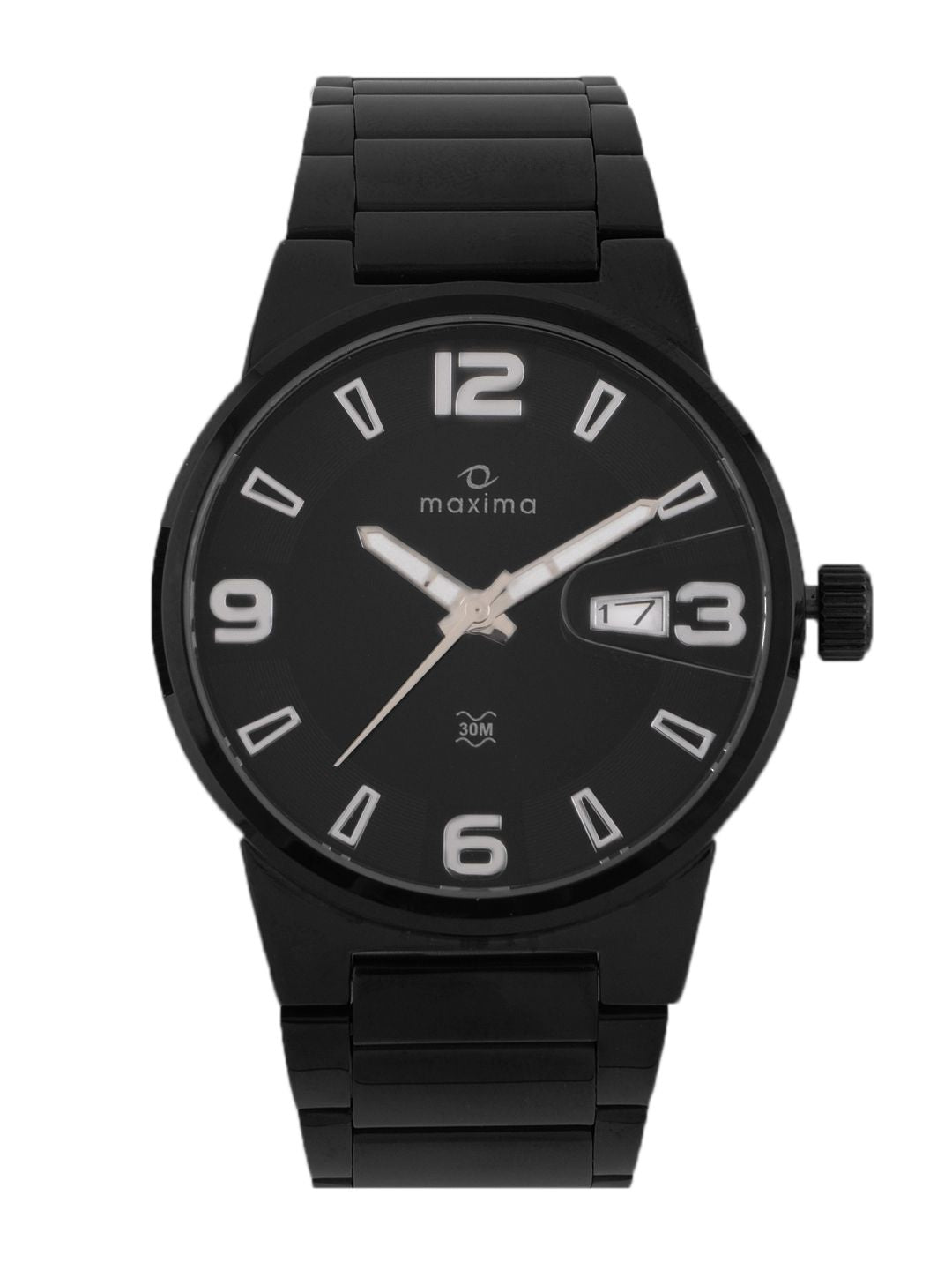 Maxima Men Black Attivo Watch