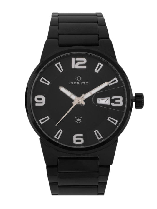 Maxima Men Black Attivo Watch