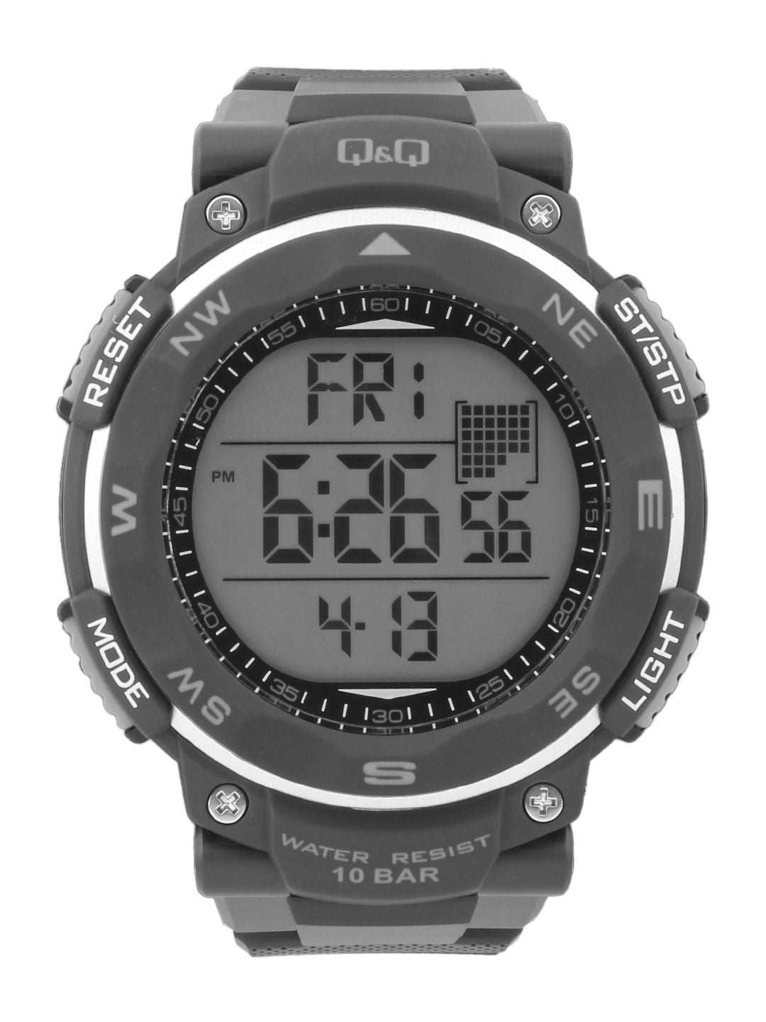 Q&Q Men Black Digital Watch M124J002Y
