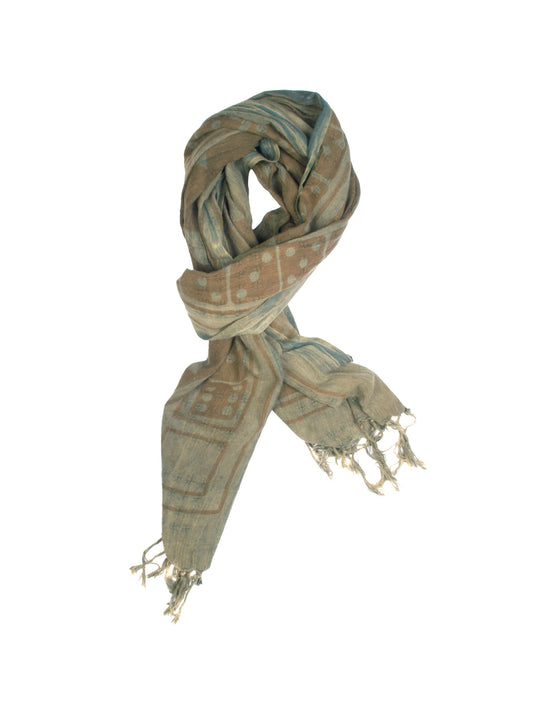 Femella Women Printed Brown Scarf