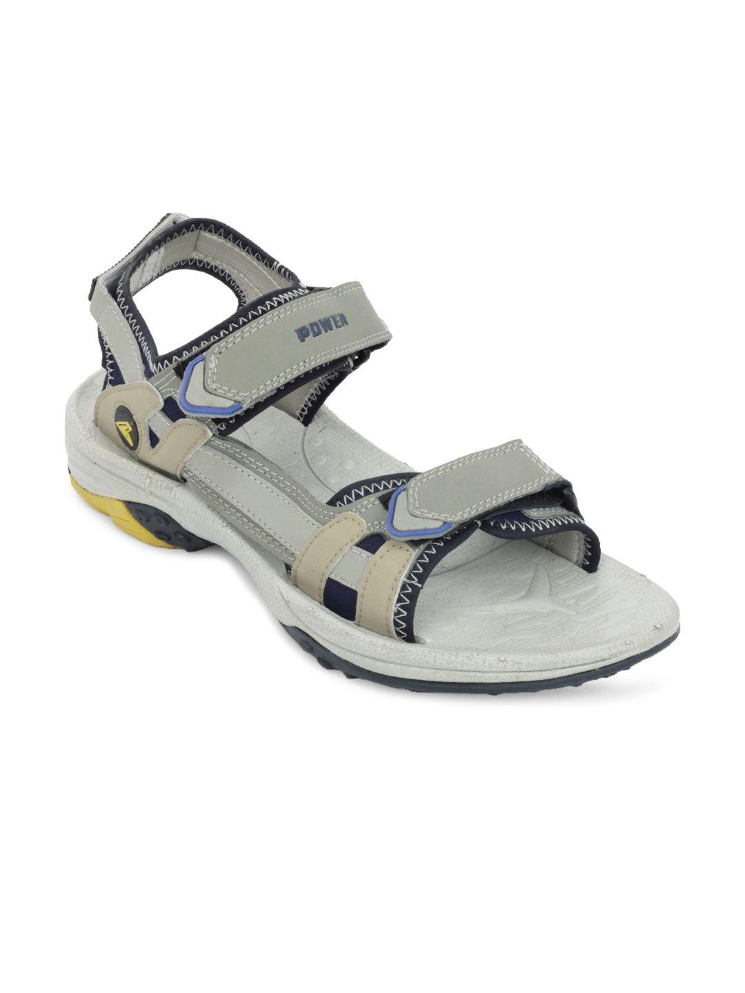 Bata Men Hummer Grey Sandals
