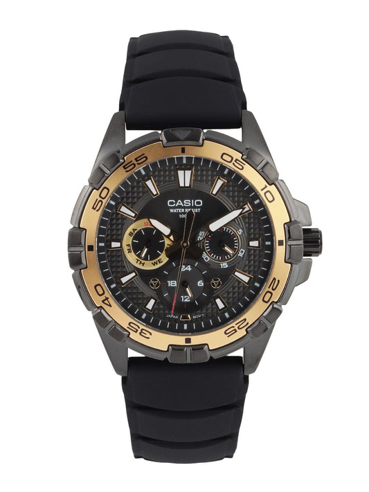 CASIO ENTICER Men Black Dial Watch A514 MTD-1069B-1A1VDF