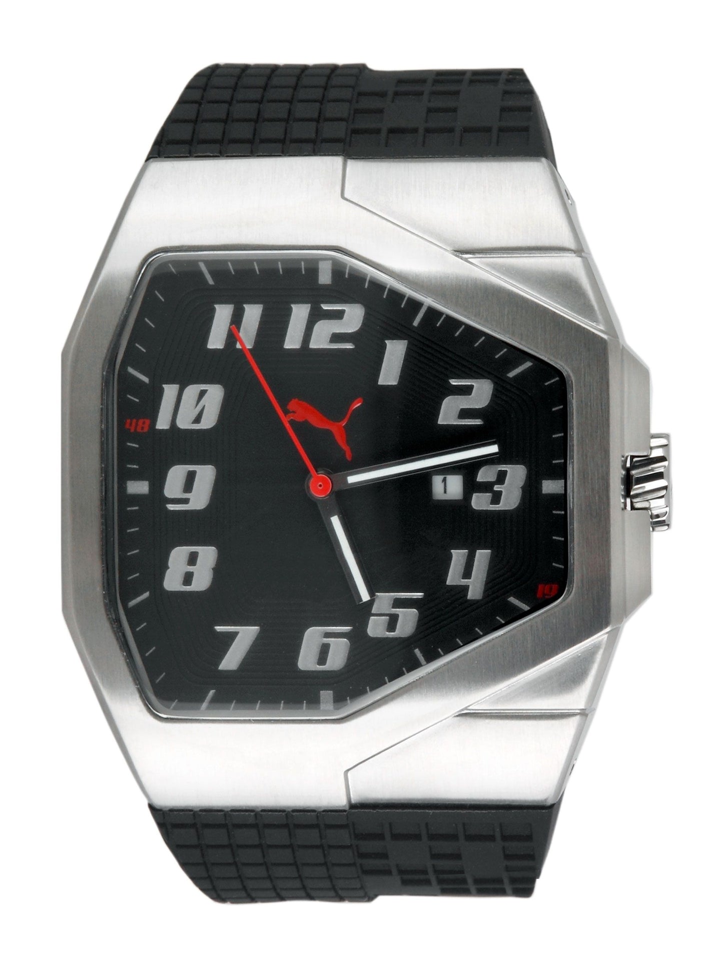 Puma Men Dial With Steel finish frame Black Watches