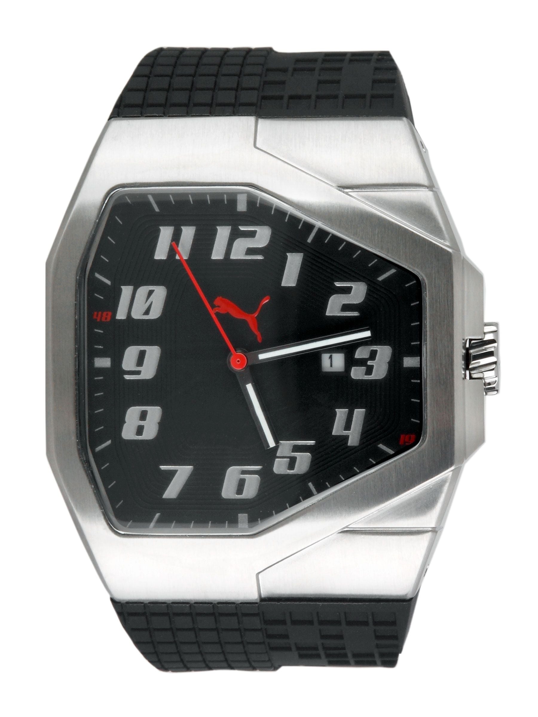 Puma Men Dial With Steel finish frame Black Watches