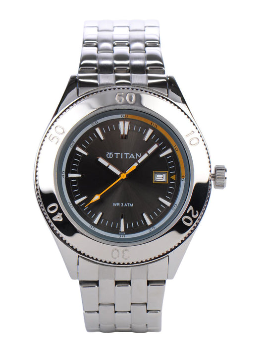 Titan Men Black Dial Watch