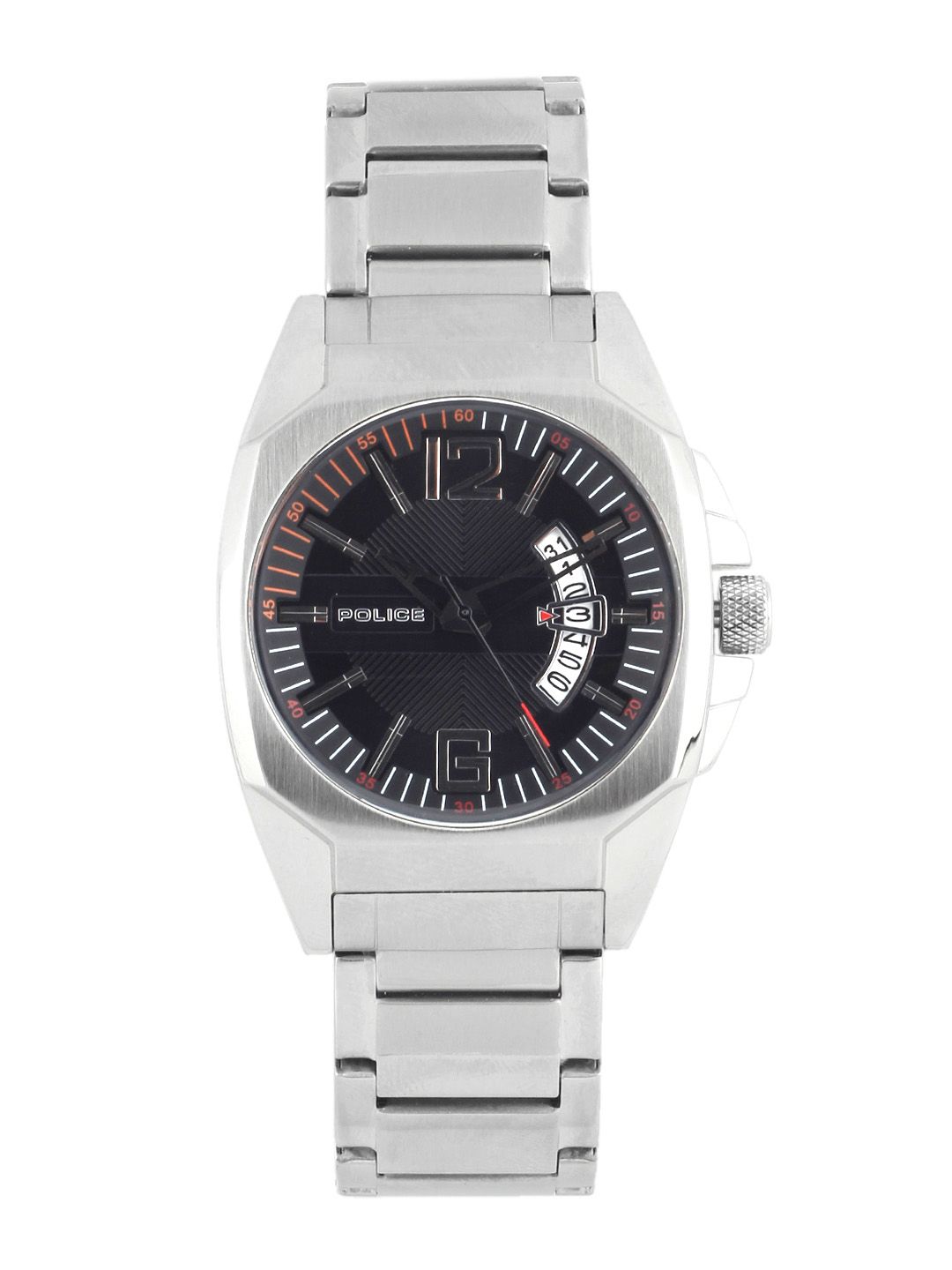 Police Men Black Dial Watch PL12897JS-02M