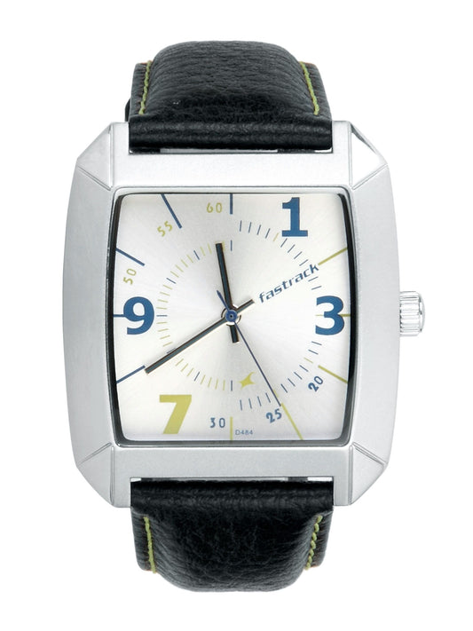 Fastrack Men Thread Stich Black Watches