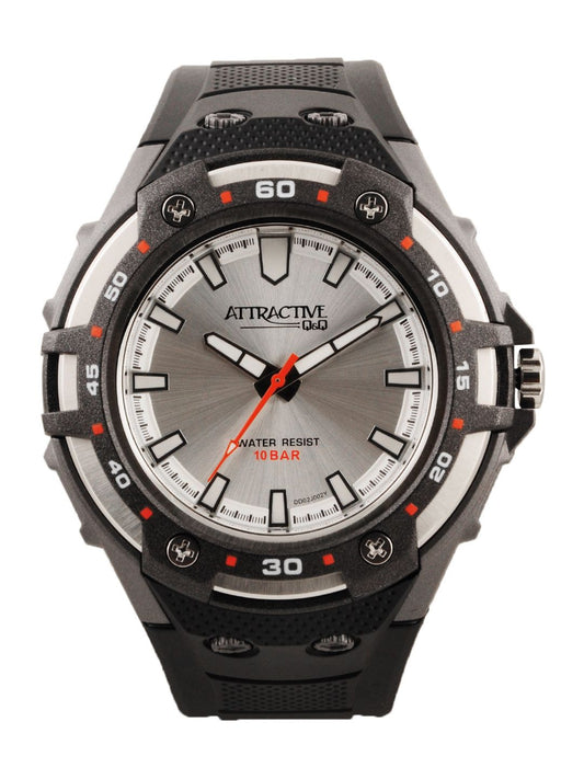 Q&Q Men Silver Dial Watch