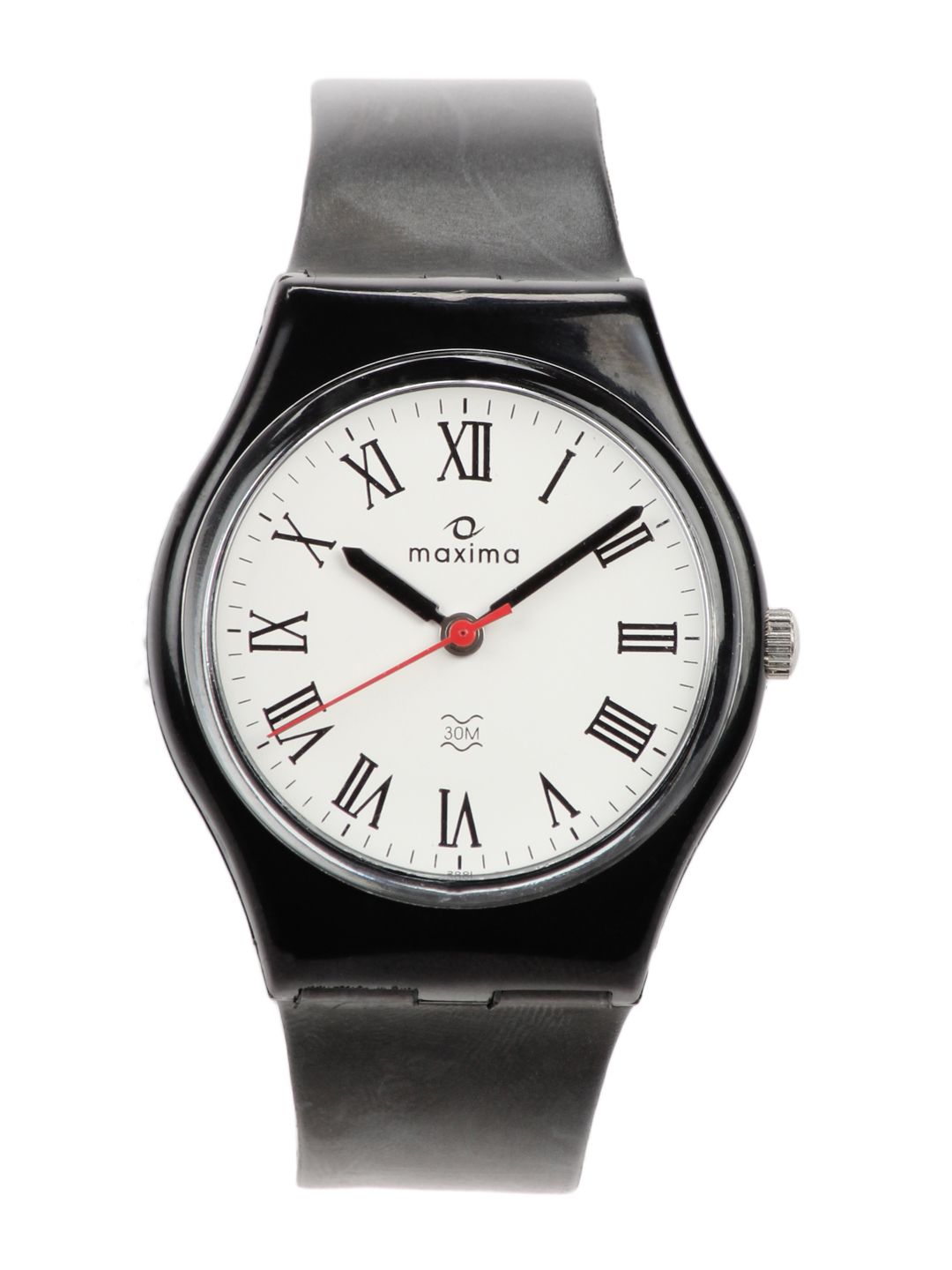 Maxima Men White Dial Watch