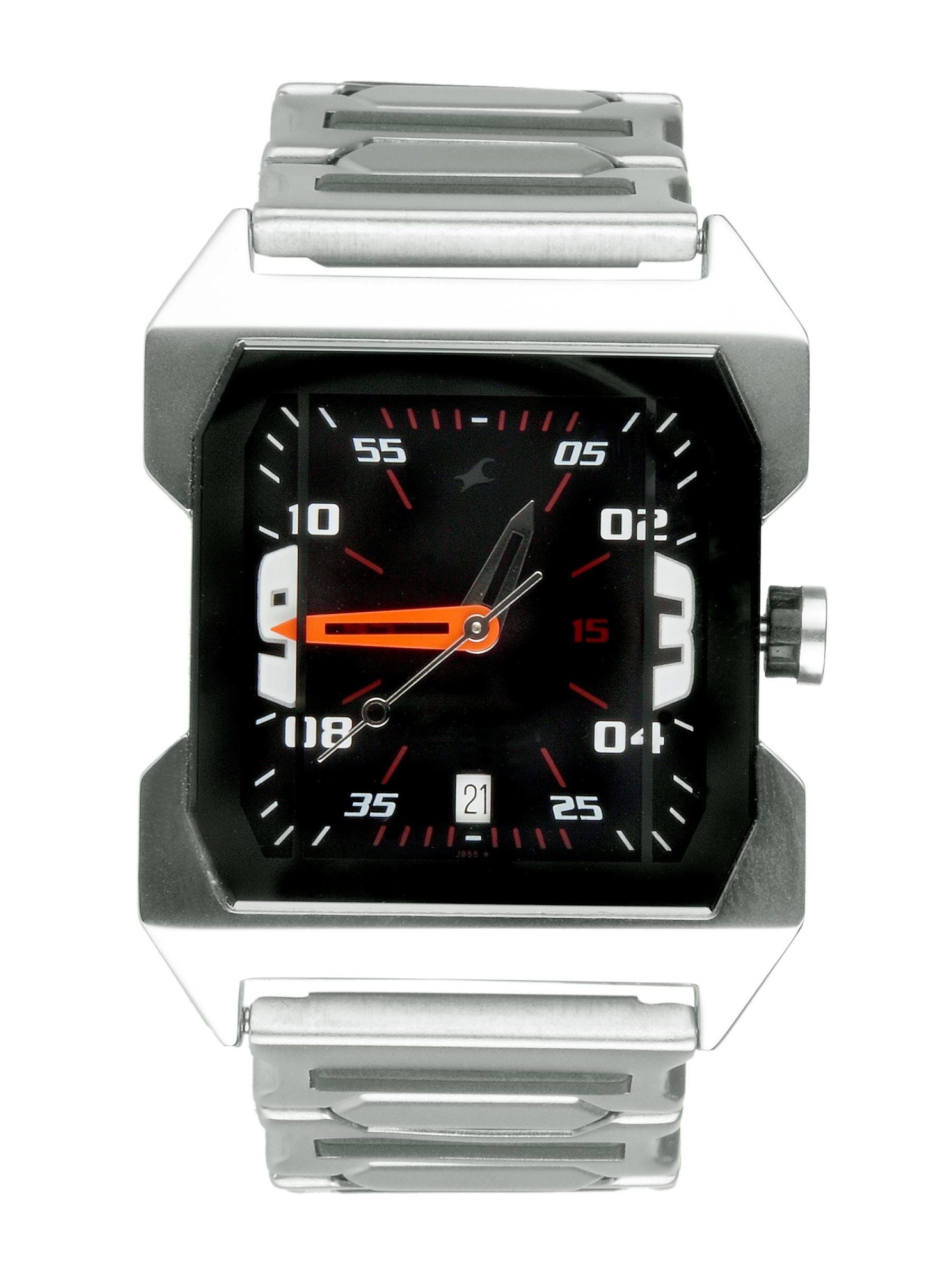 Fastrack Men Black Dial Watch NA1474SM02