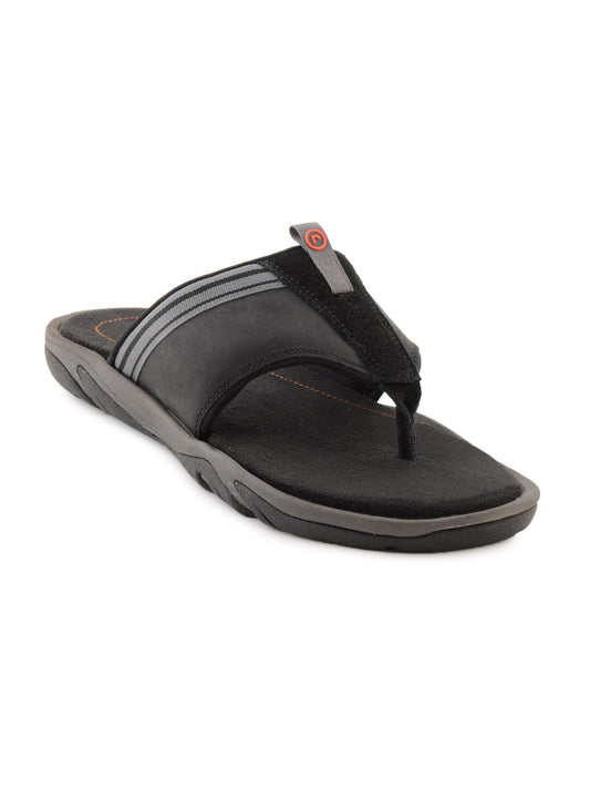 Rockport Men Jelbalp Black Flip Flops
