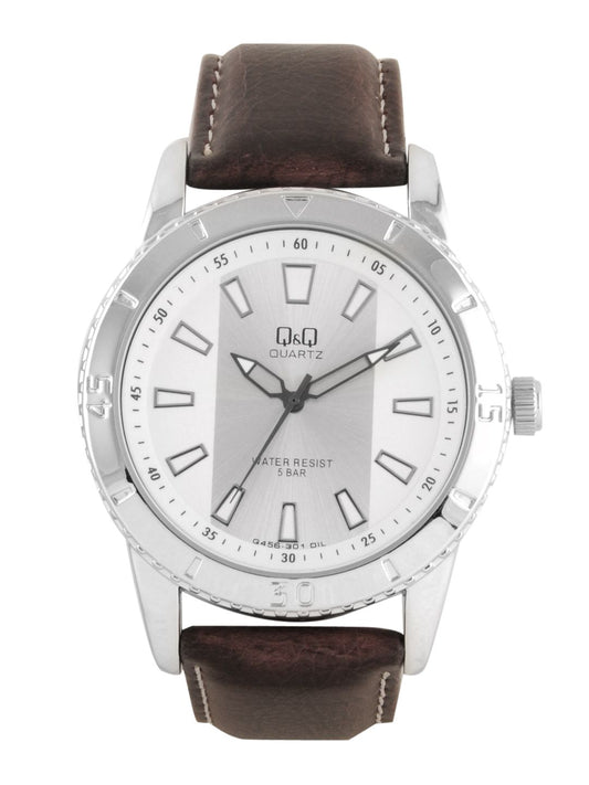 Q&Q Men White Dial Watch