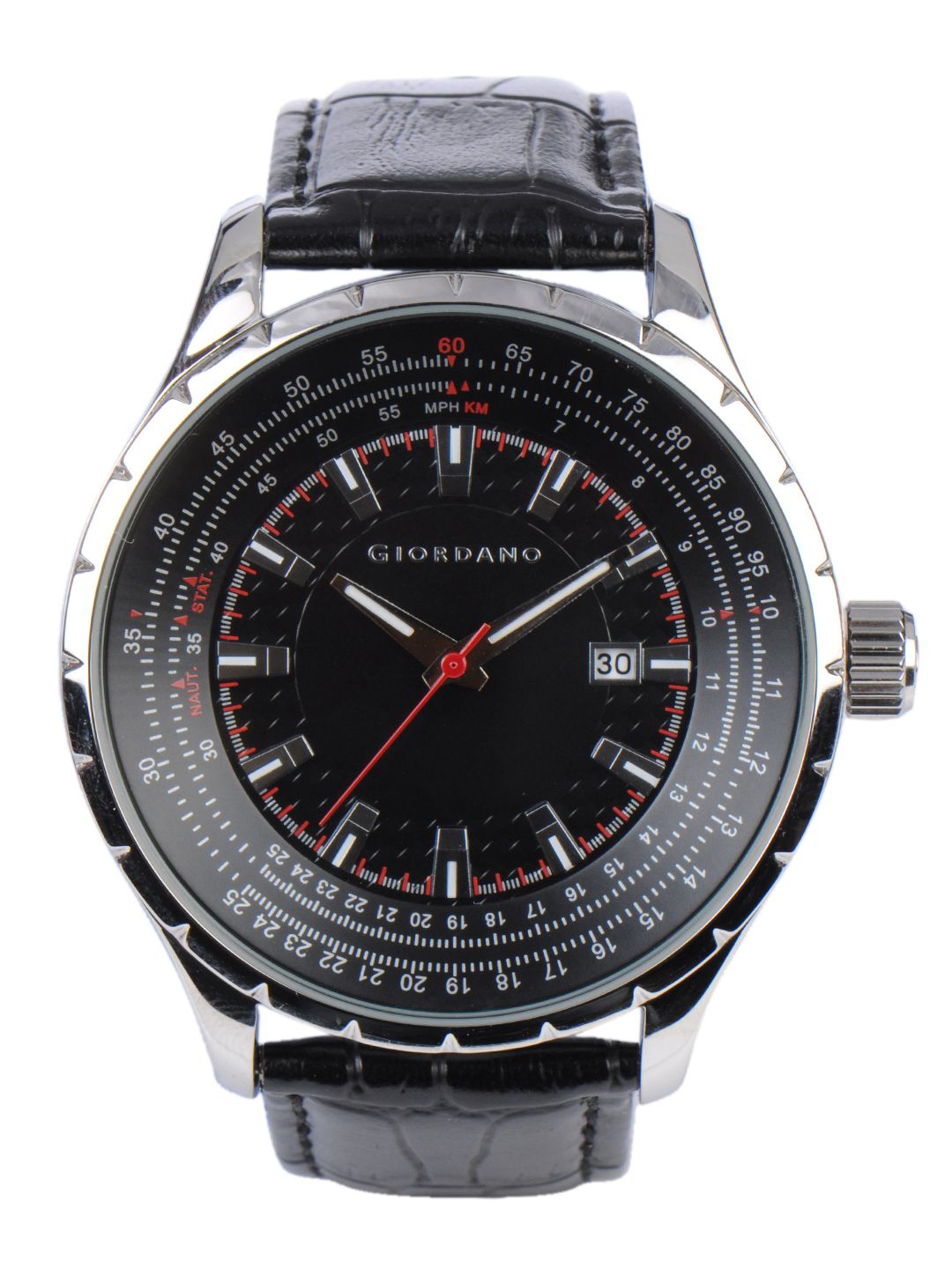 Giordano Men Black Dial Watch
