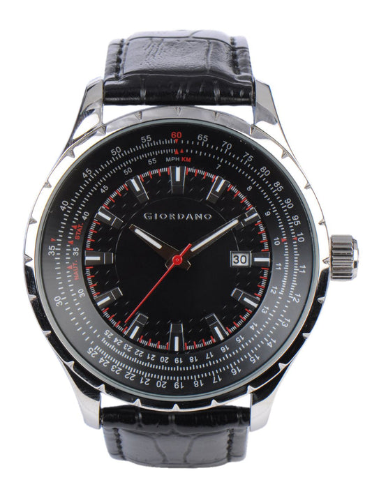 Giordano Men Black Dial Watch