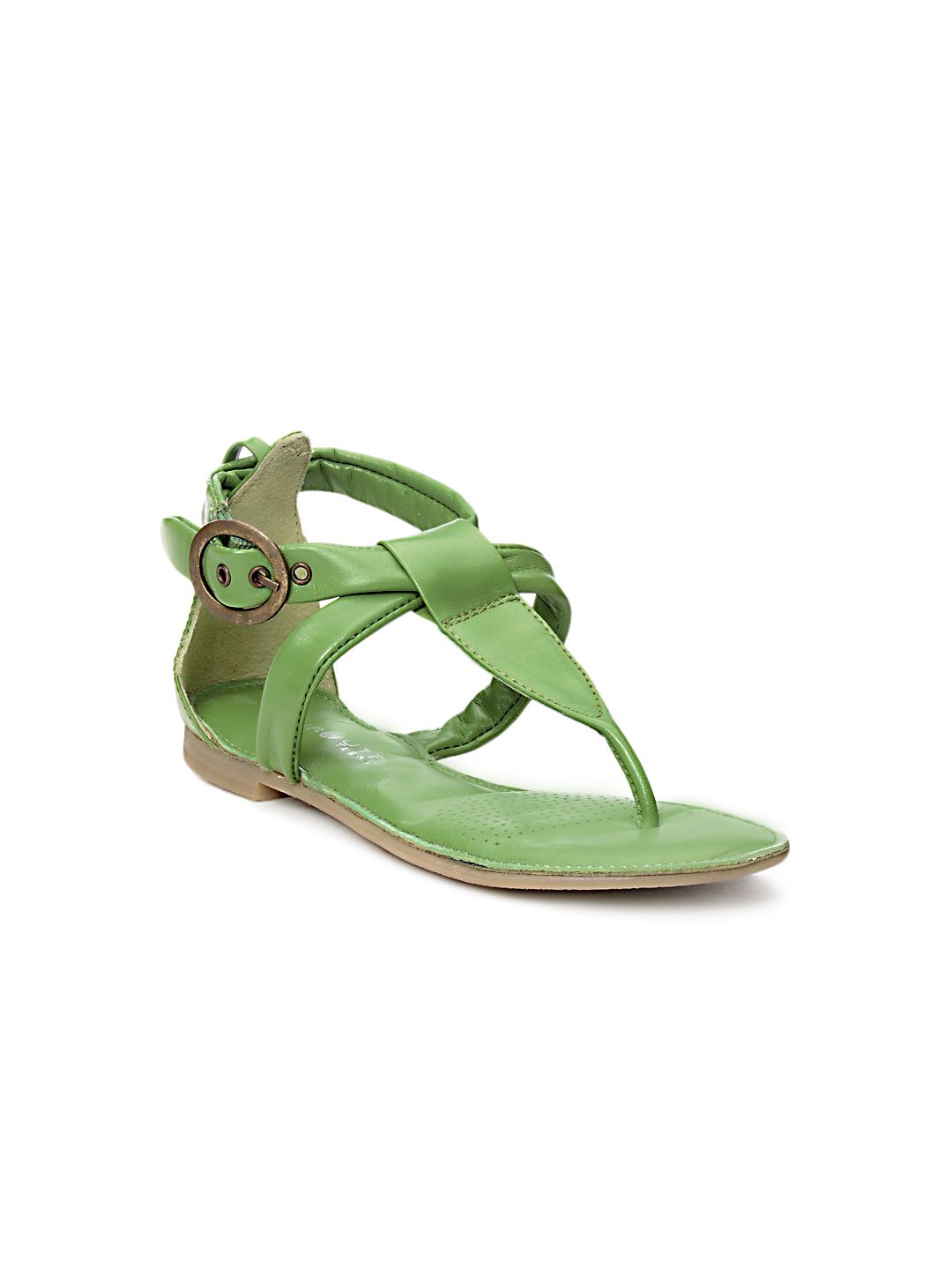 Enroute Kids Girls Green Sandals