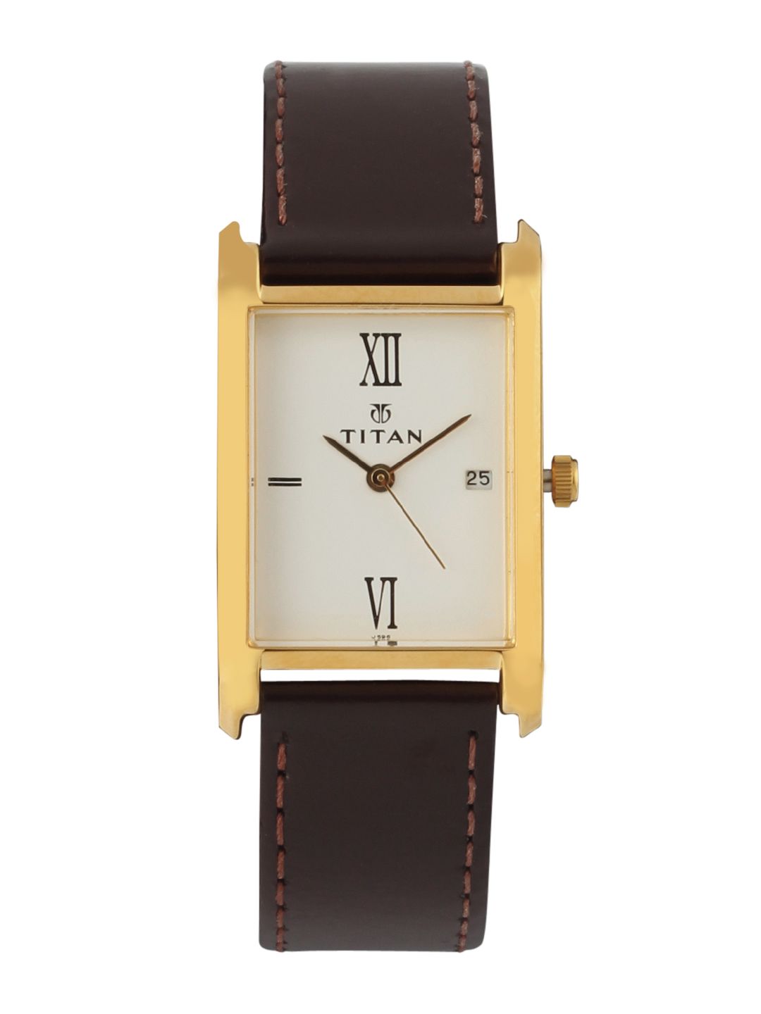 Titan Men White Dial Watch