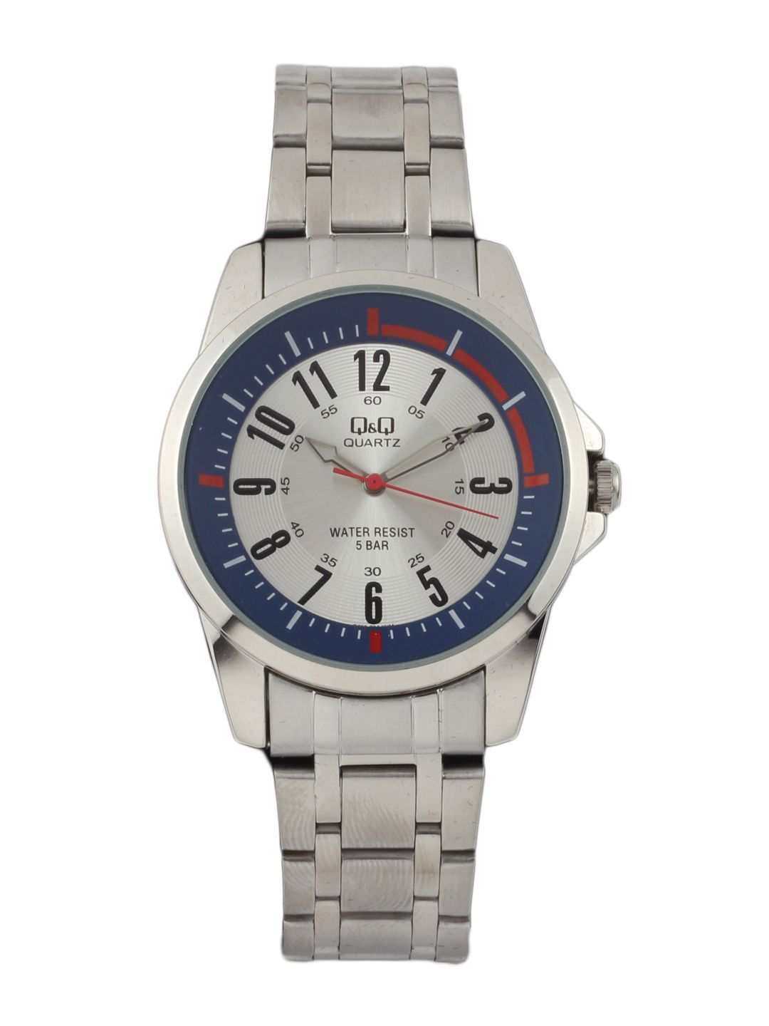 Q&Q Men Steel Dial Watch