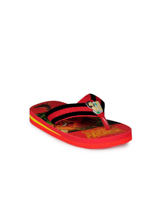 Jungle Book Boys Red Flip Flops