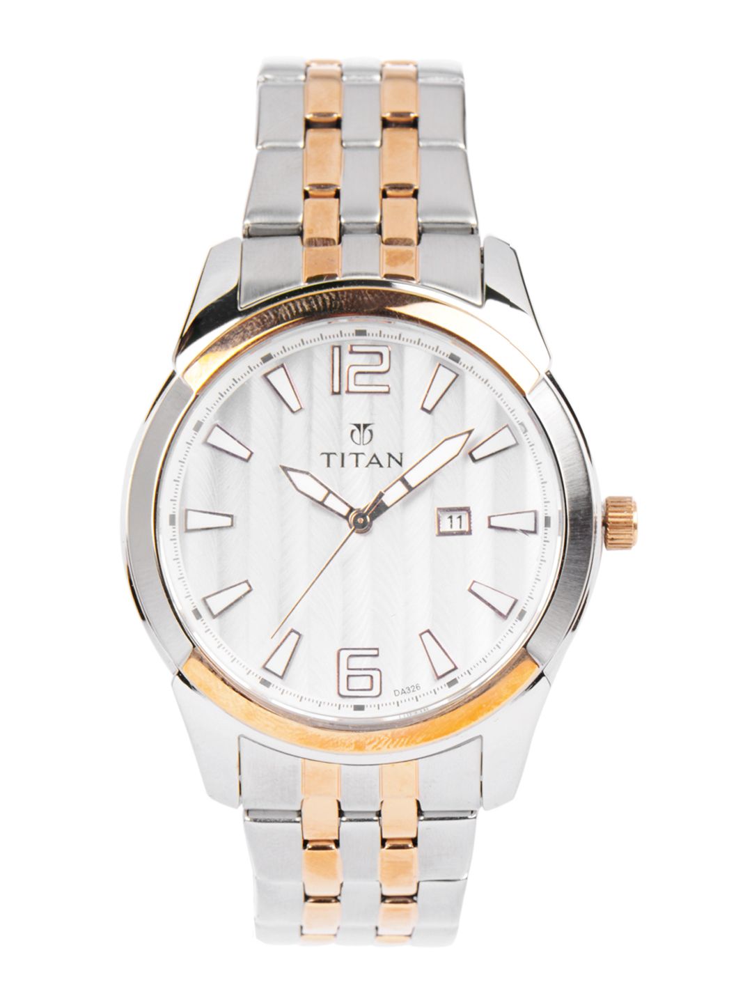 Titan Men Silver Dial Watch