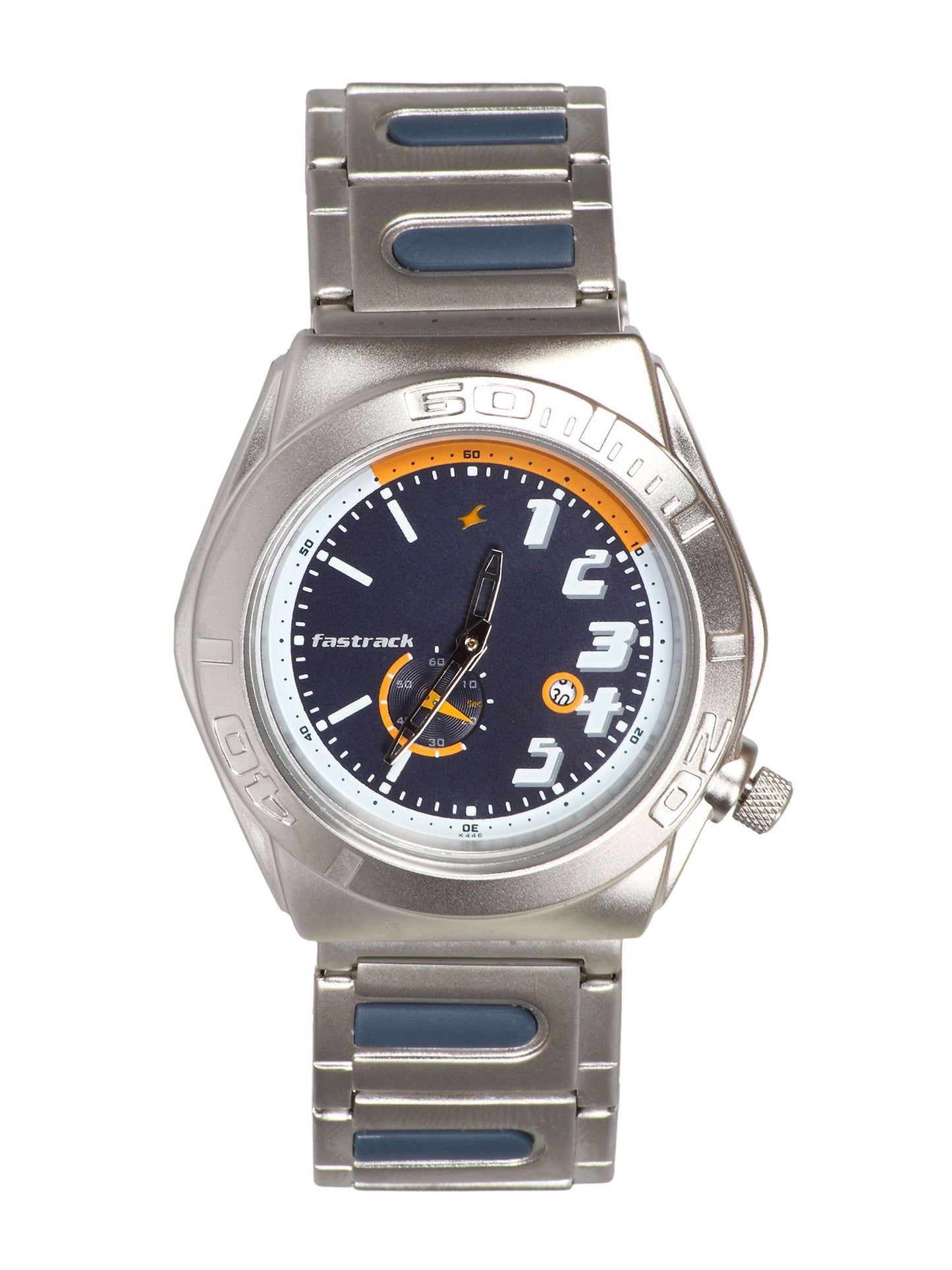 Fastrack Men Analog Steel Navy Blue Watch