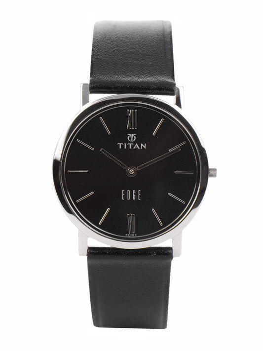 Titan Edge Men Black Dial Watch NH679SL02A