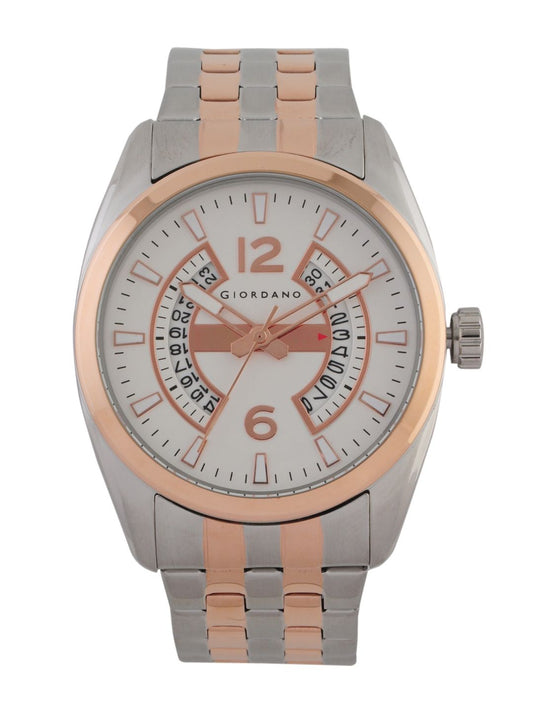 Giordano Men White Dial Watch