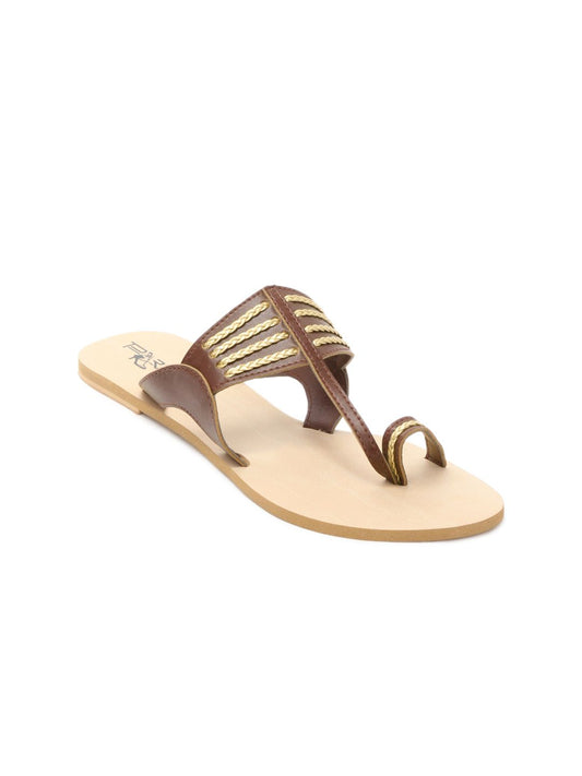 Portia Women Brown Flats