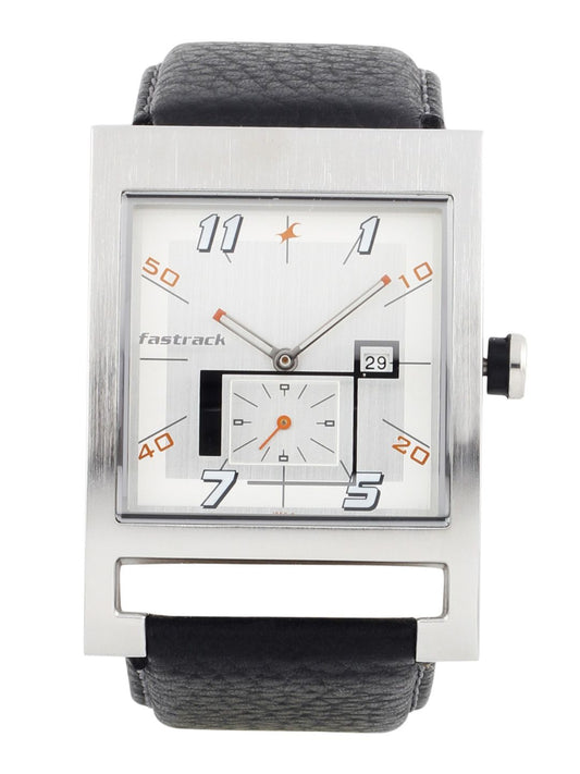 Fastrack Men Steel Dial Watch