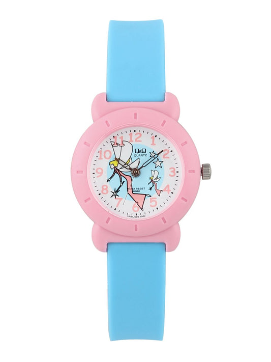Q&Q Kids Girls Blue Analog Watch