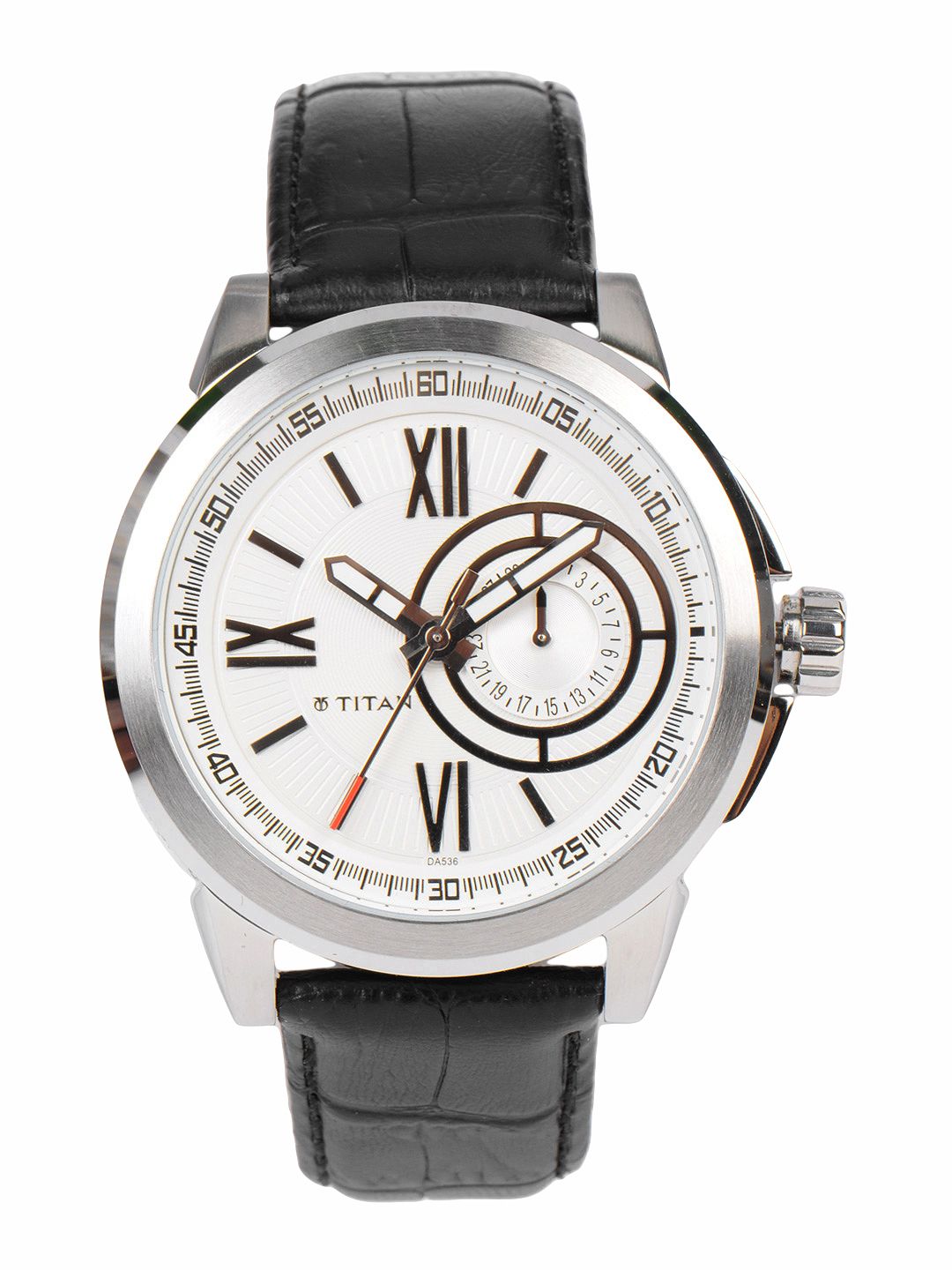 Titan Men White Dial Watch