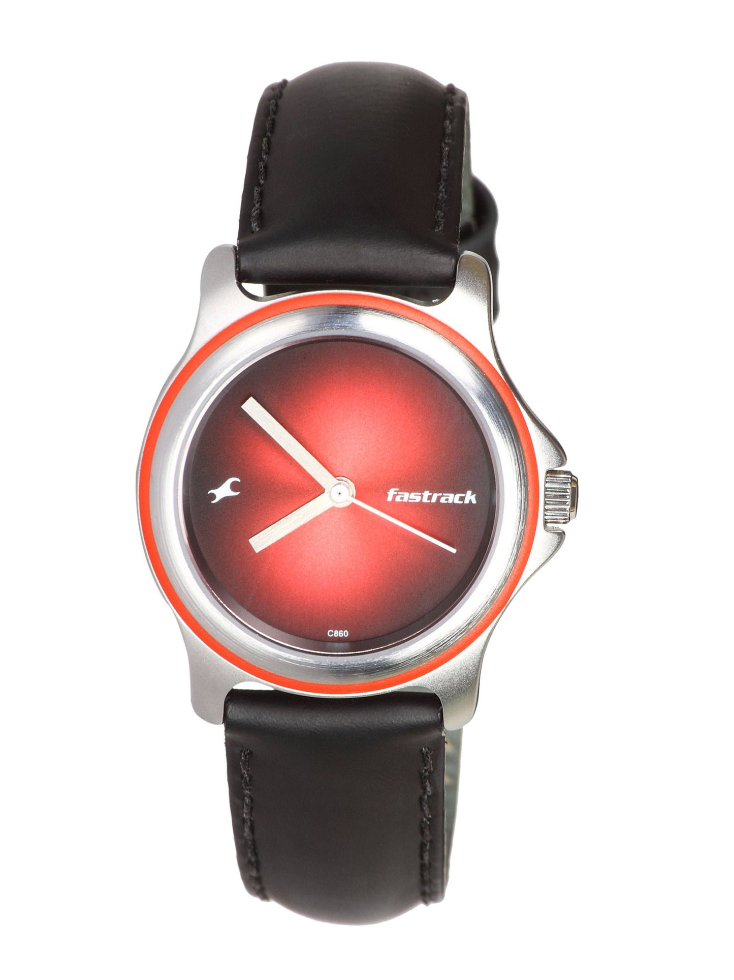 Fastrack Women Economy Analog Red Black Watch