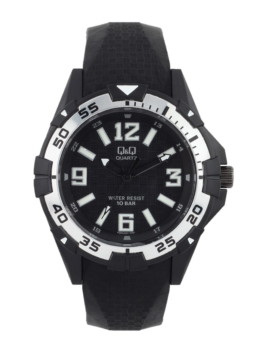 Q&Q Men Black Analog Watch