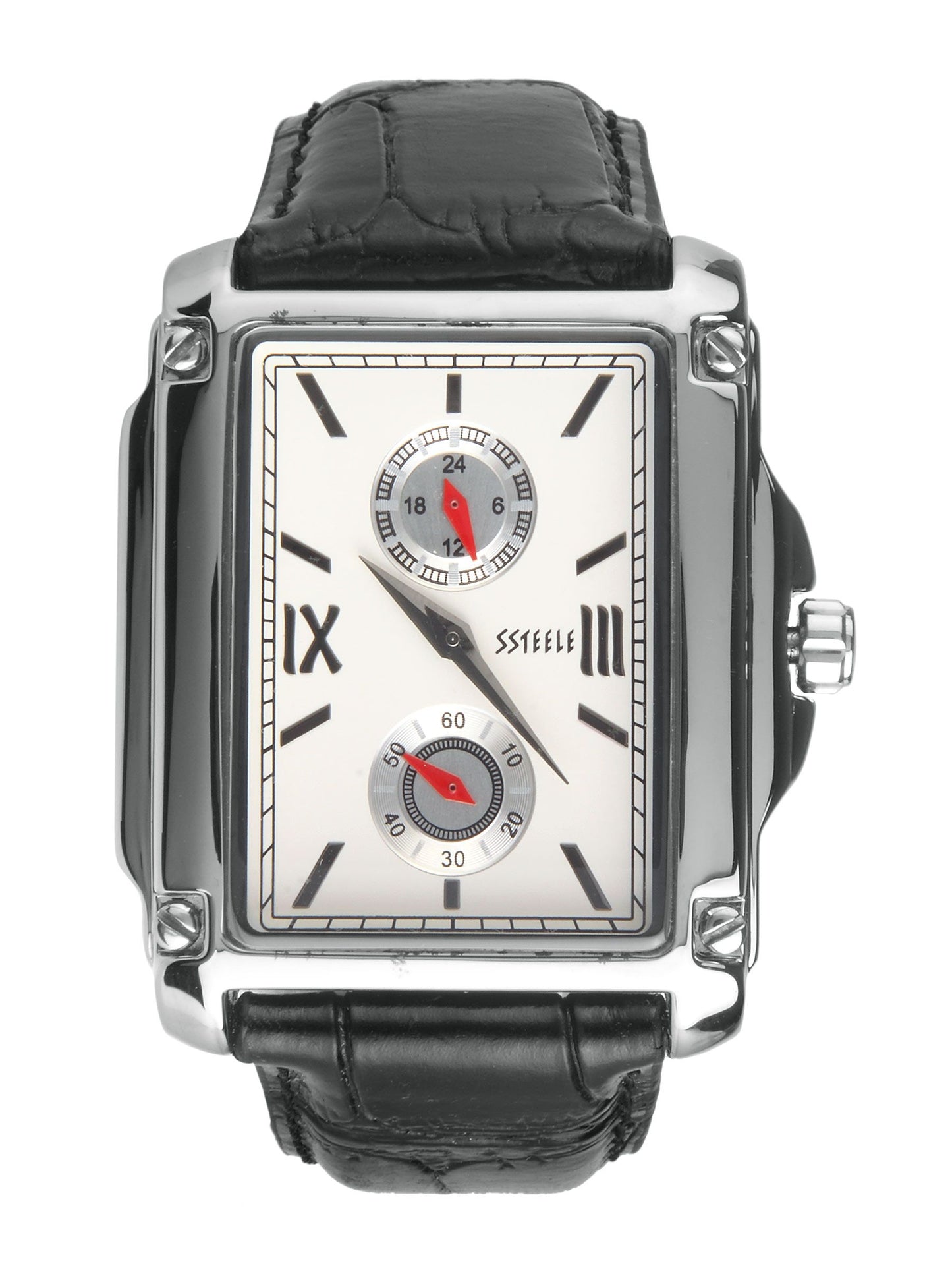 Maxima Ssteele Men White Watch