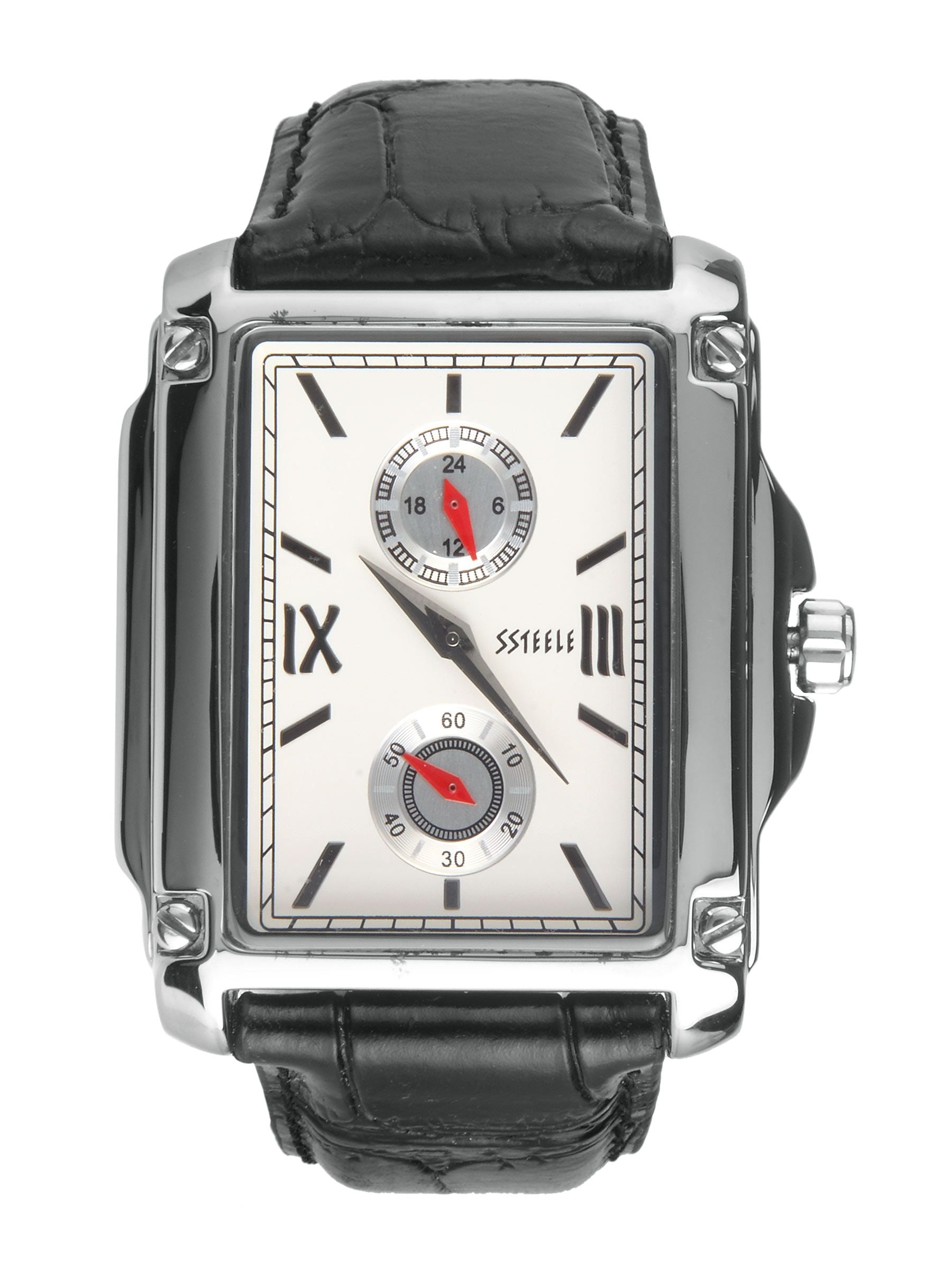 Maxima Ssteele Men White Watch
