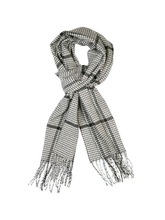 Arrow Men Black & White Scarf