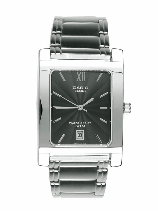 CASIO Enticer Men Silver-Toned Analogue Watch BS014