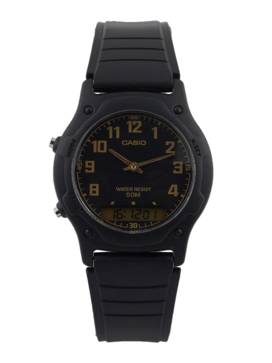 CASIO YOUTH Men Black Dial Analgue & Digital Watch AD92