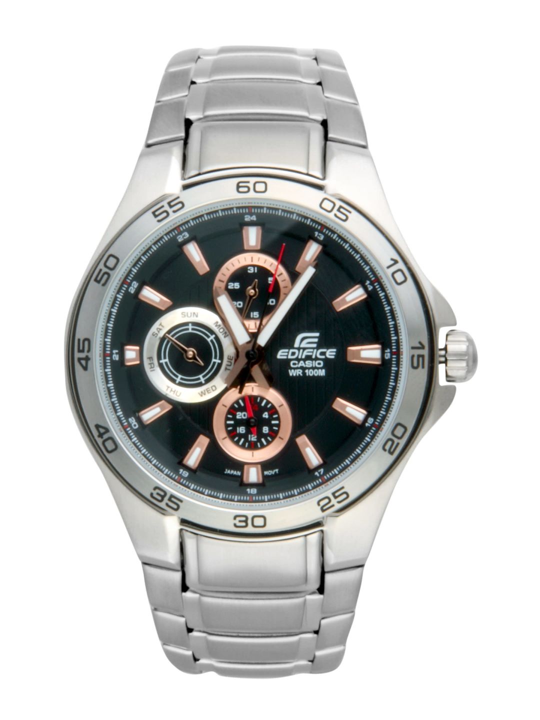 CASIO Edifice Men Black Dial Watch ED423