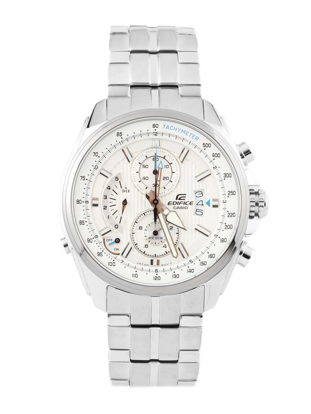 Casio Edifice Men Silver Analogue Watch EFR-501D-7AVDF