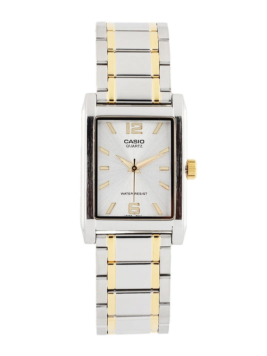 Casio Enticer Men Silver-Gold Analogue Watch MTP-1235SG-7ADF(A359)