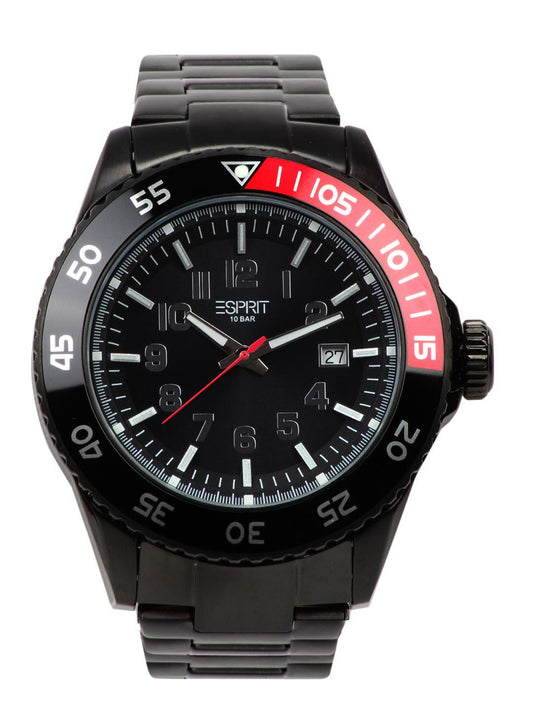 Esprit Men Black Dial Watch