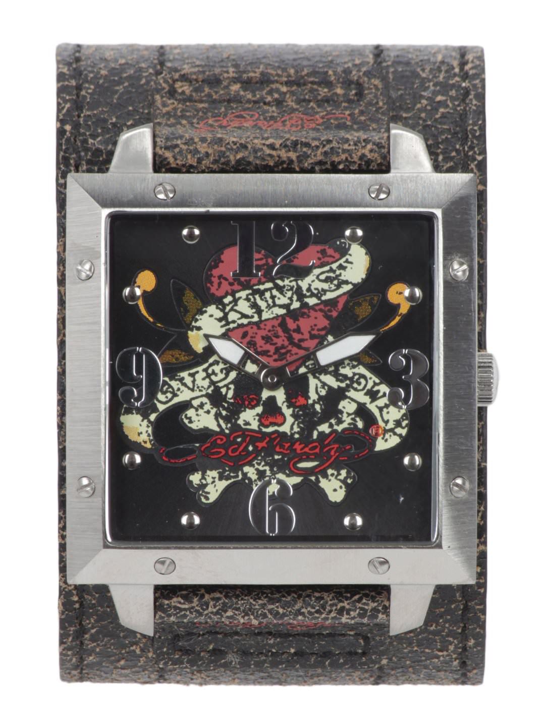 Ed Hardy Men Black Dial Watch