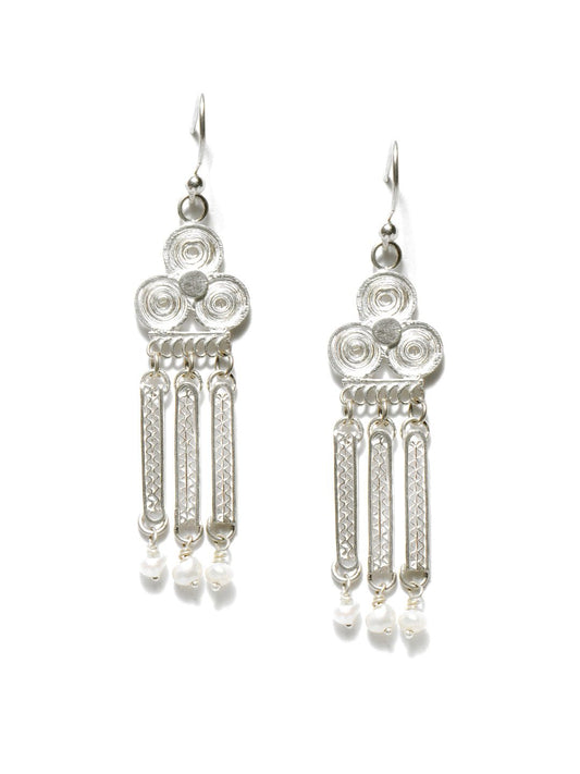 Fabindia Silver Drop Earrings