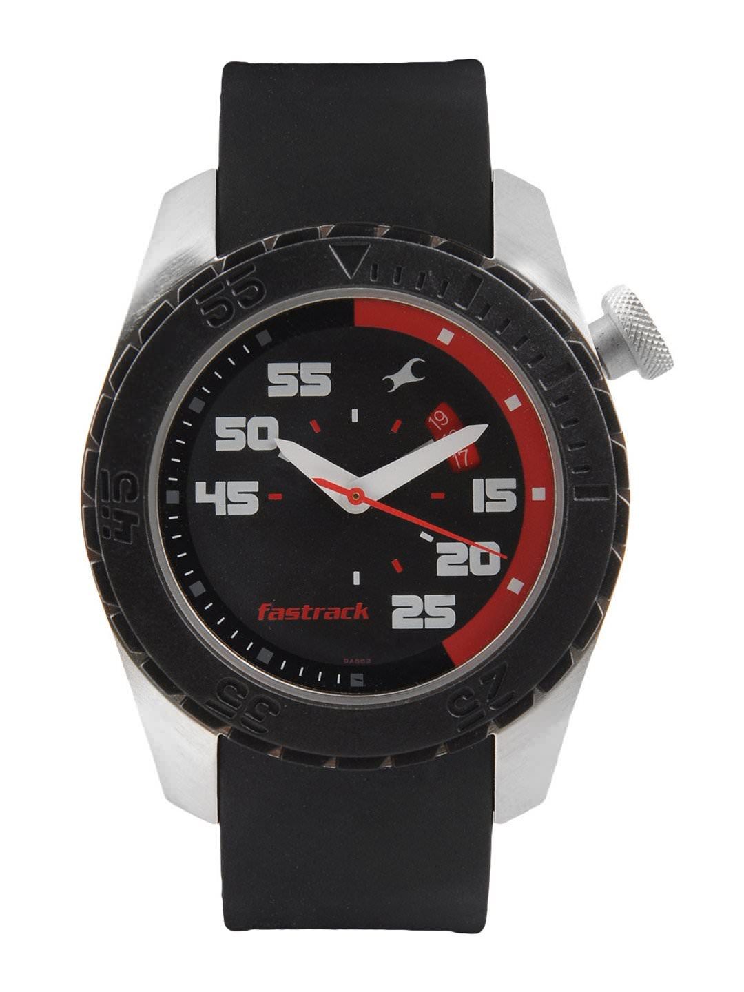 Fastrack Men Black Dial Watch