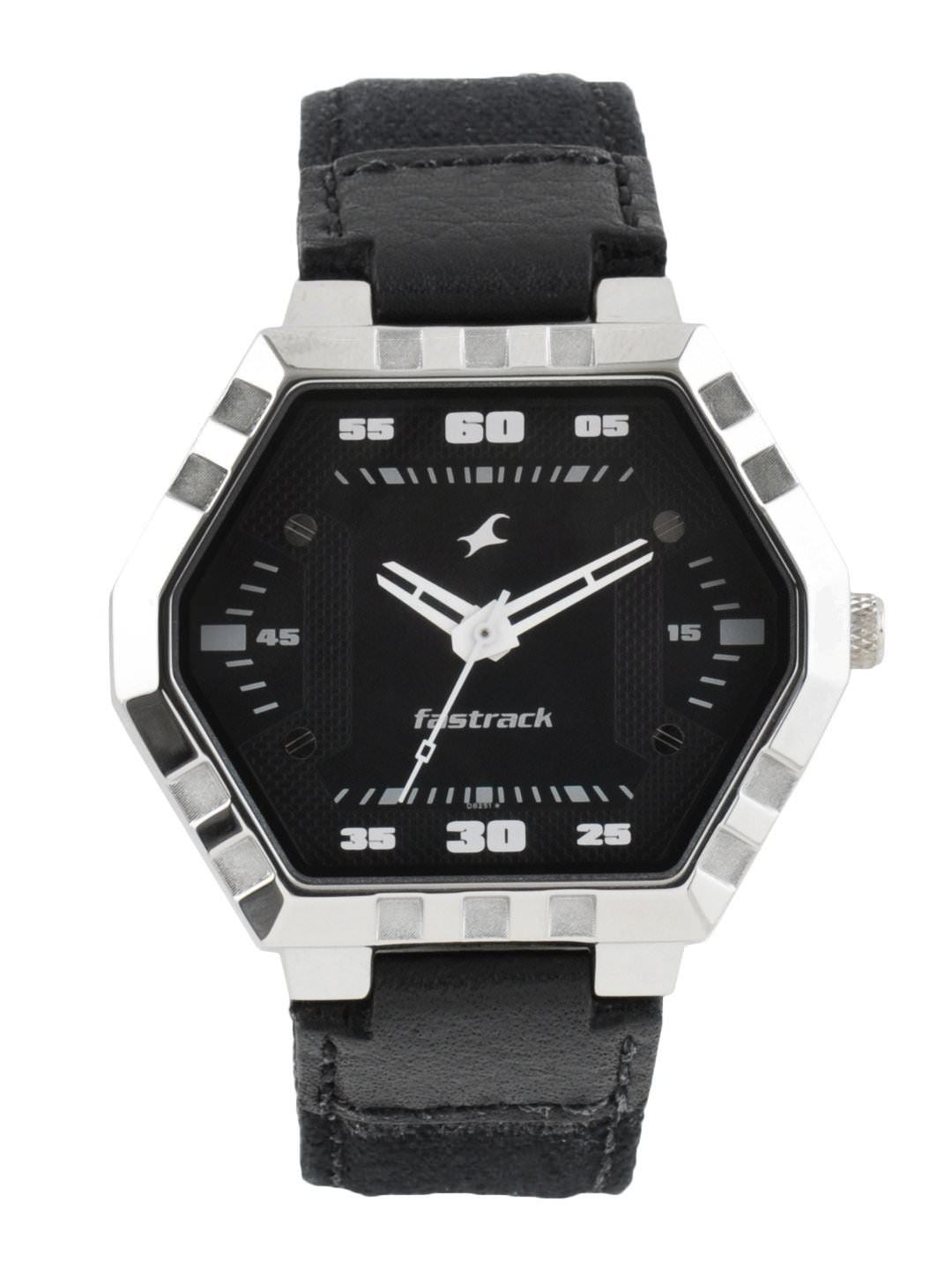Fastrack Men Black Dial Watch