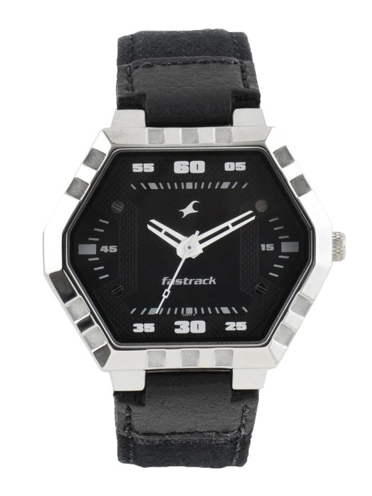 Fastrack Men Black Dial Watch
