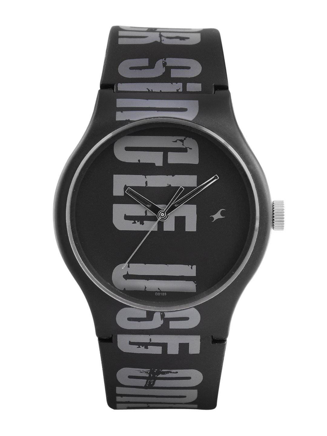 Fastrack Men Black Dial Watch