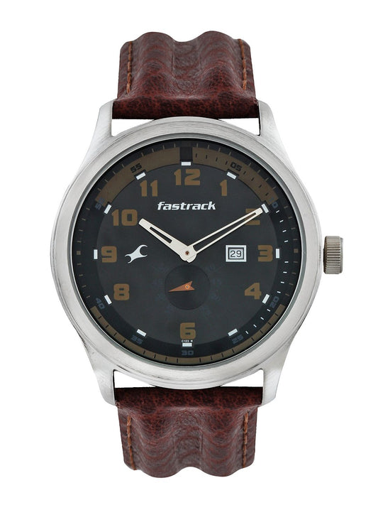 Fastrack Men Black Dial Watch NE3001SL05