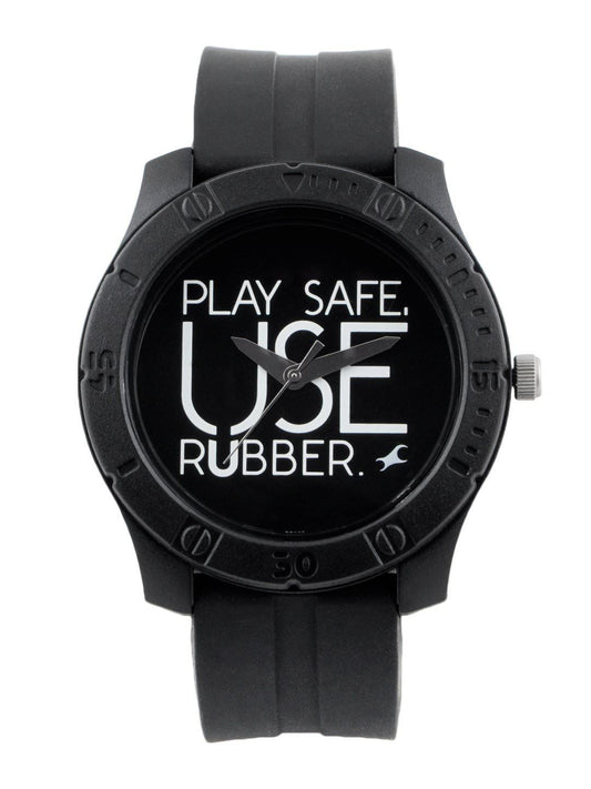 Fastrack Men Black Dial Watch